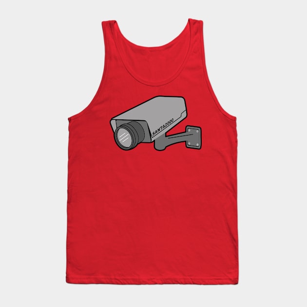 he knows when you are sleeping (santa cam 2000) Tank Top by B0red
